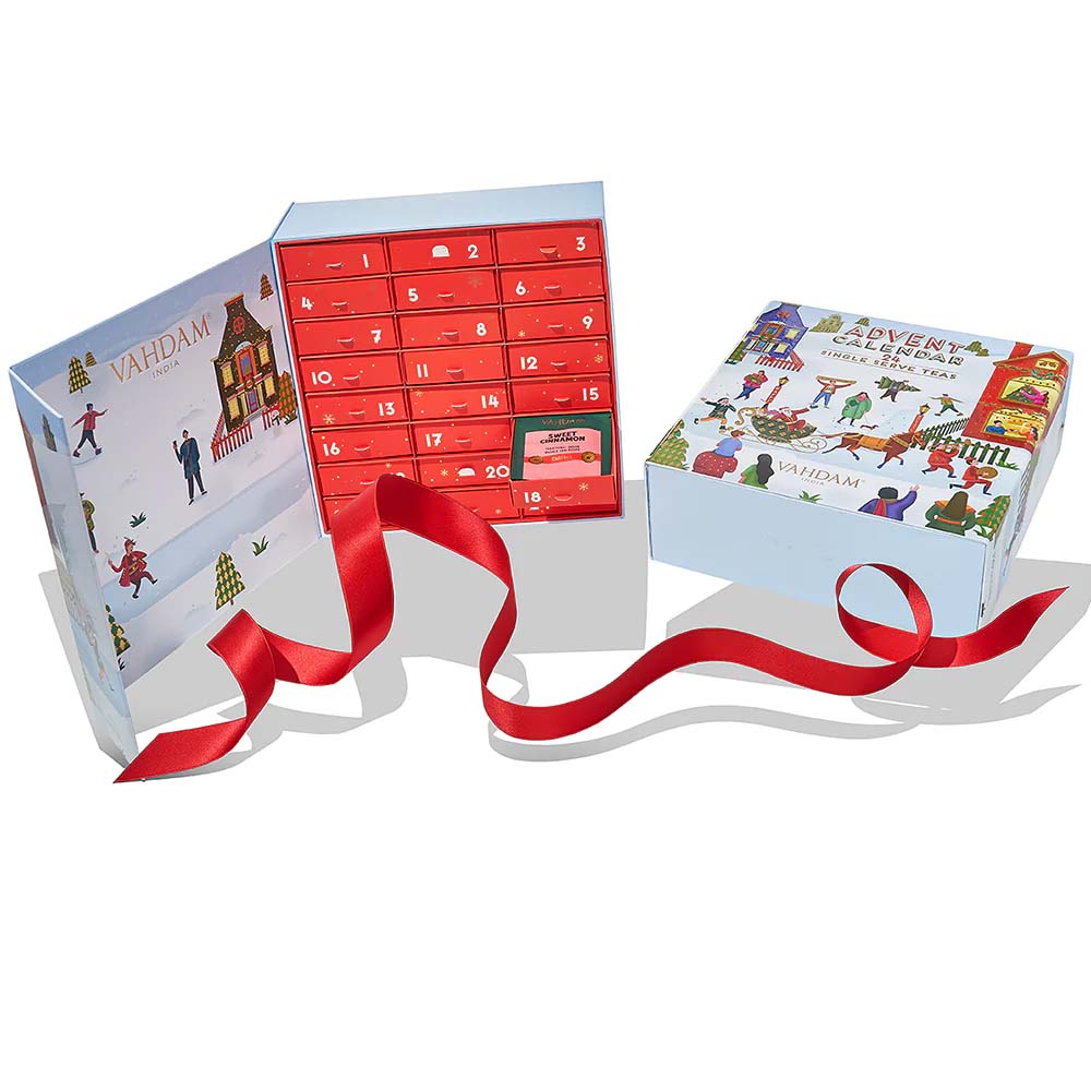 Advent Calendar Gift Set, 24 Variants, 120 Tea Bags