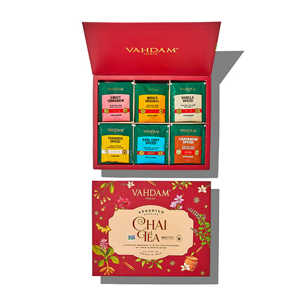 Chai Tea Assortment, Gift Set, Image - 3,6 Variants, 60 Tb