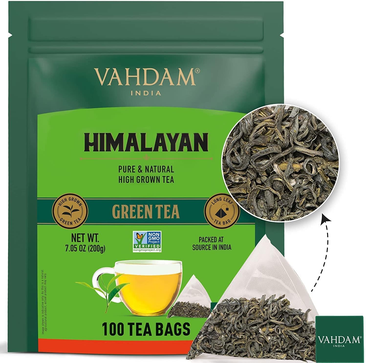 Himalayan Green Tea, 100 Count