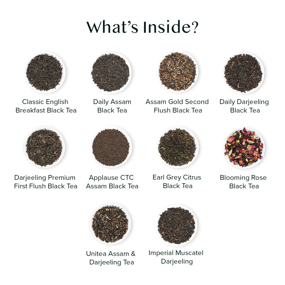 Black Tea Sampler, 10 Teas