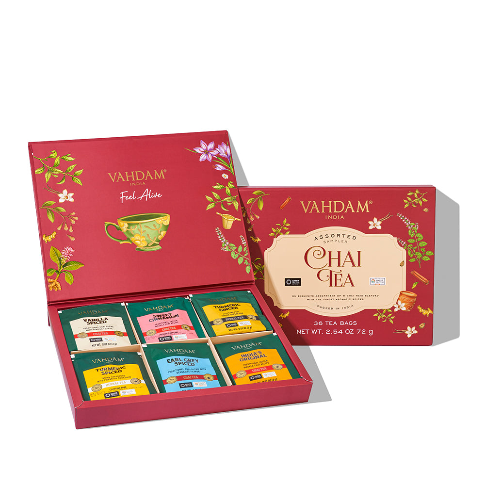 Chai Tea Assortment, Gift Set, 36 Teas