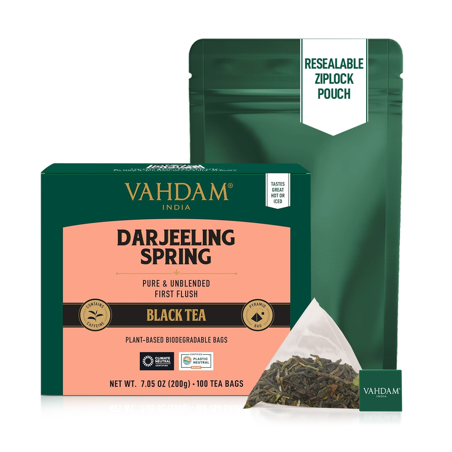 Darjeeling First Flush Black Tea, 100 Count