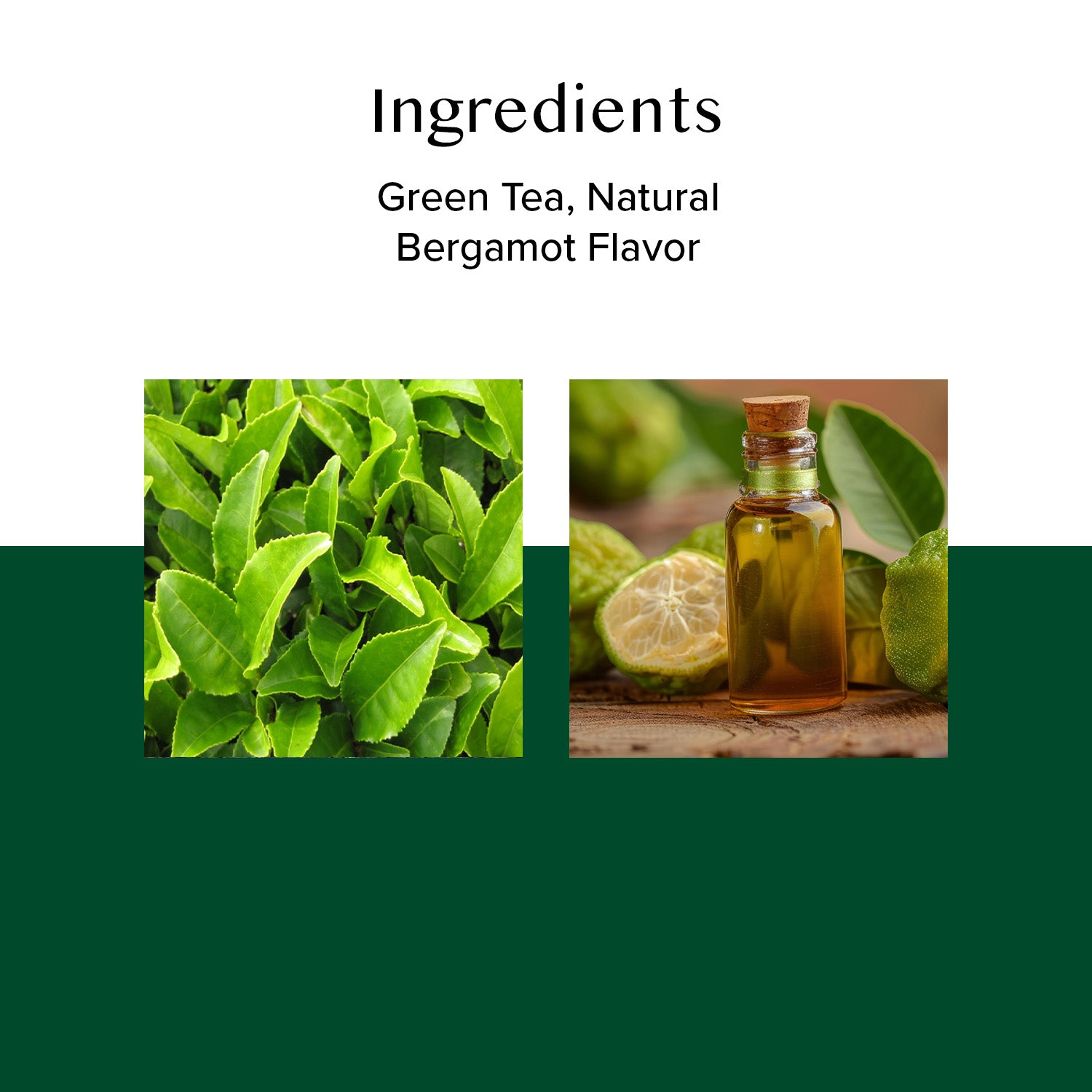 Earl Grey Green Tea, 3.53oz/100g