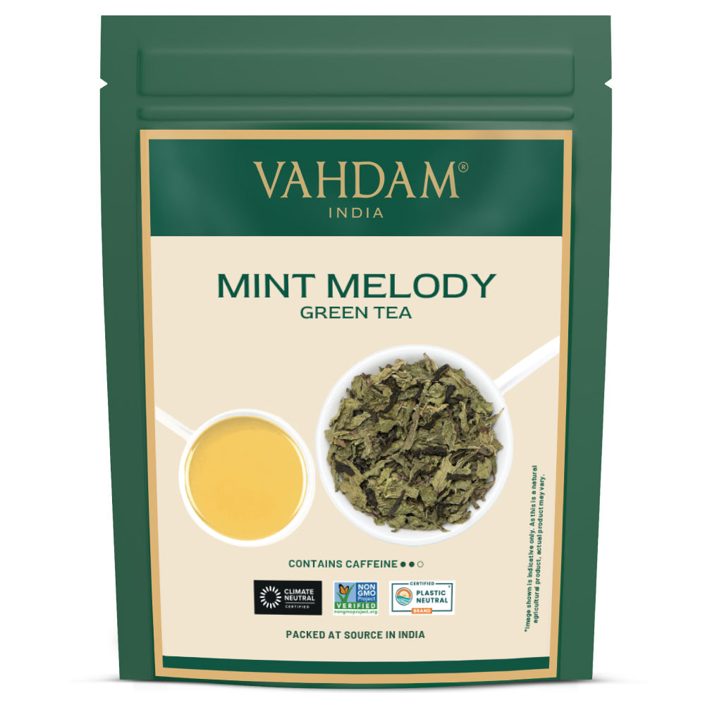 Mint Melody Green Tea, 3.53oz/100g