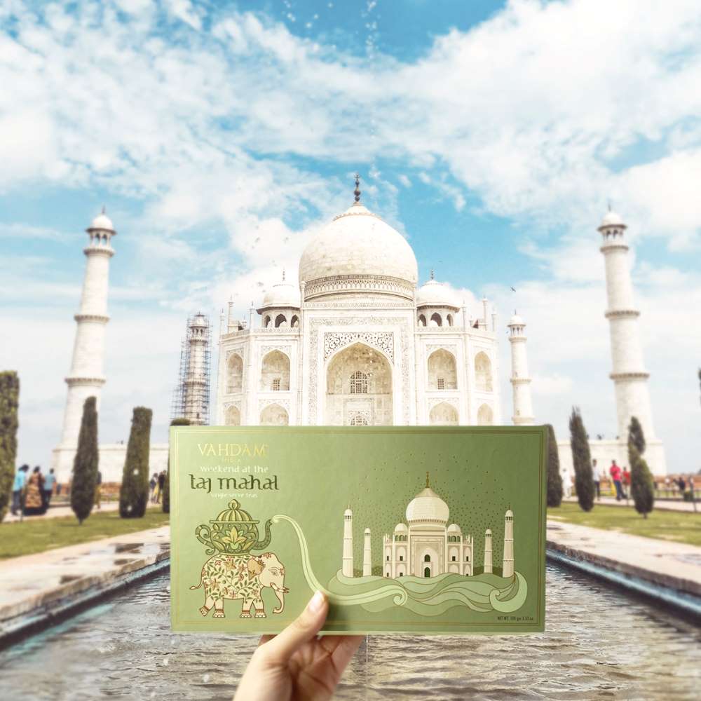 Weekend in Taj Mahal, Tea Gift, Set of 8