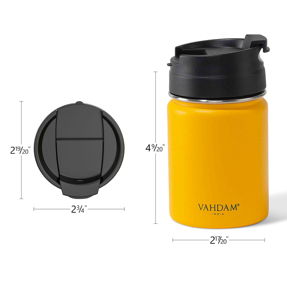 Vitality Flip Bottle Insulated (Yellow), Image - 5