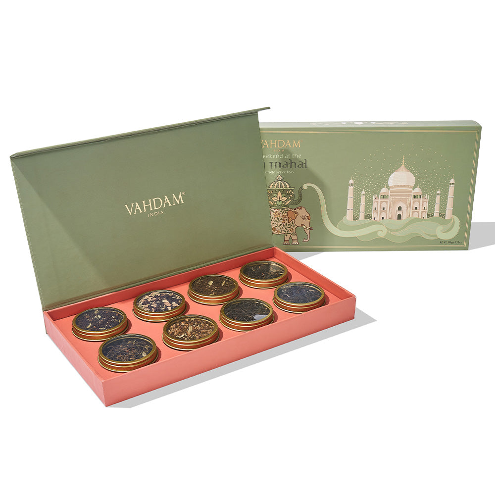 Weekend in Taj Mahal, Tea Gift, Set of 8