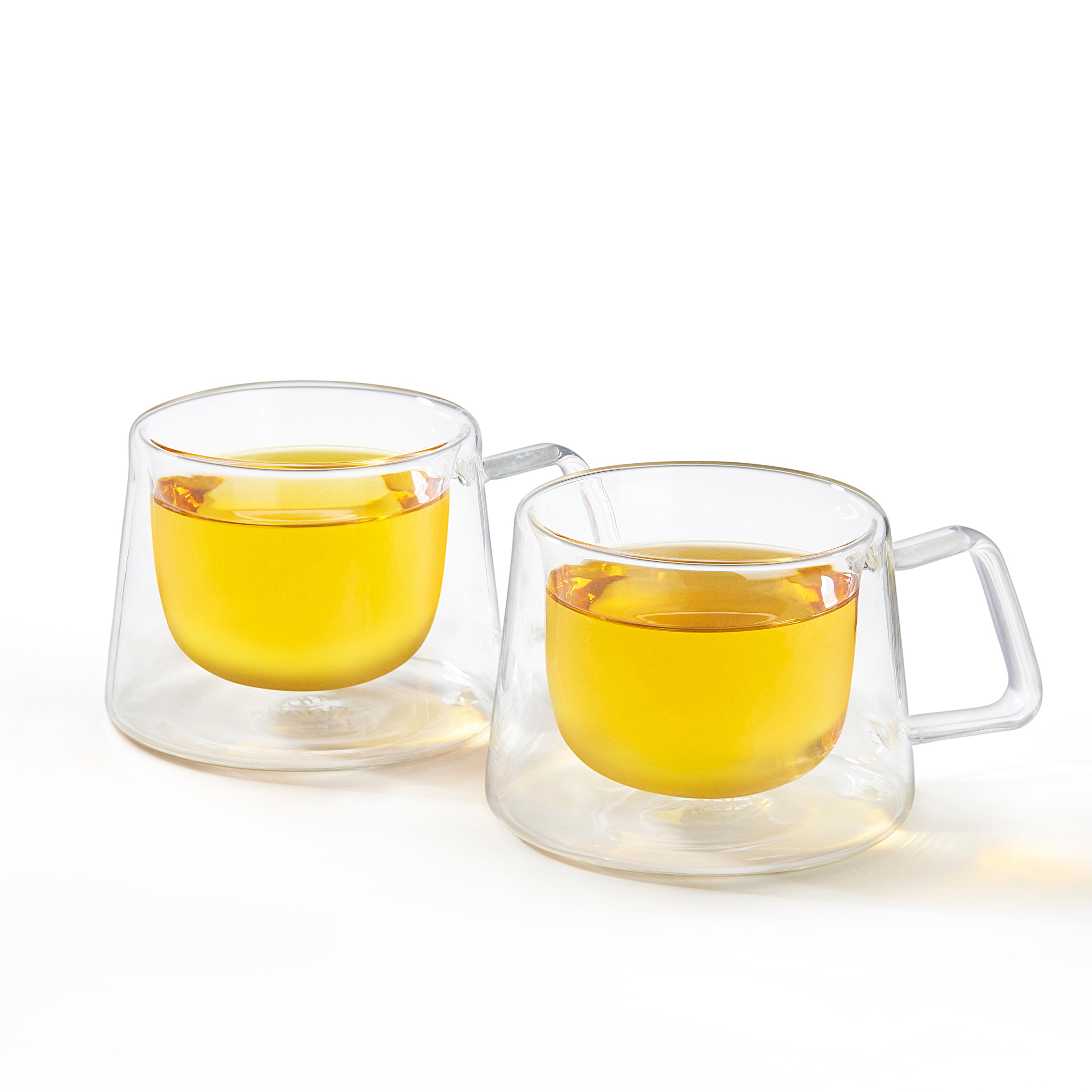 Shimmer - Borosilicate Glass Double Walled Teacups (Pack of 2)