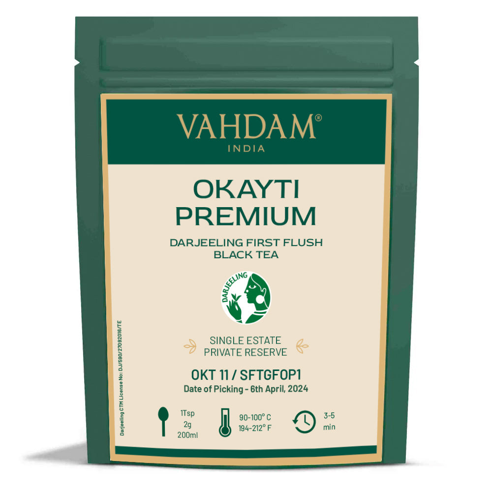 2024 Okayti Premium Darjeeling First Flush Black Tea OKT 11