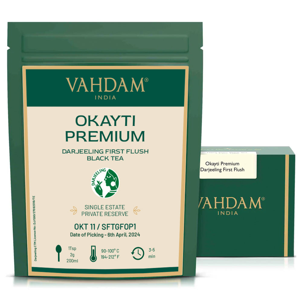 2024 Okayti Premium Darjeeling First Flush Black Tea OKT 11