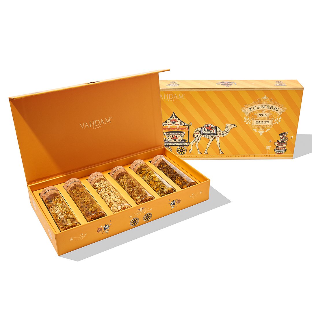 Turmeric Tea Tales Tea Gift, Set of 6