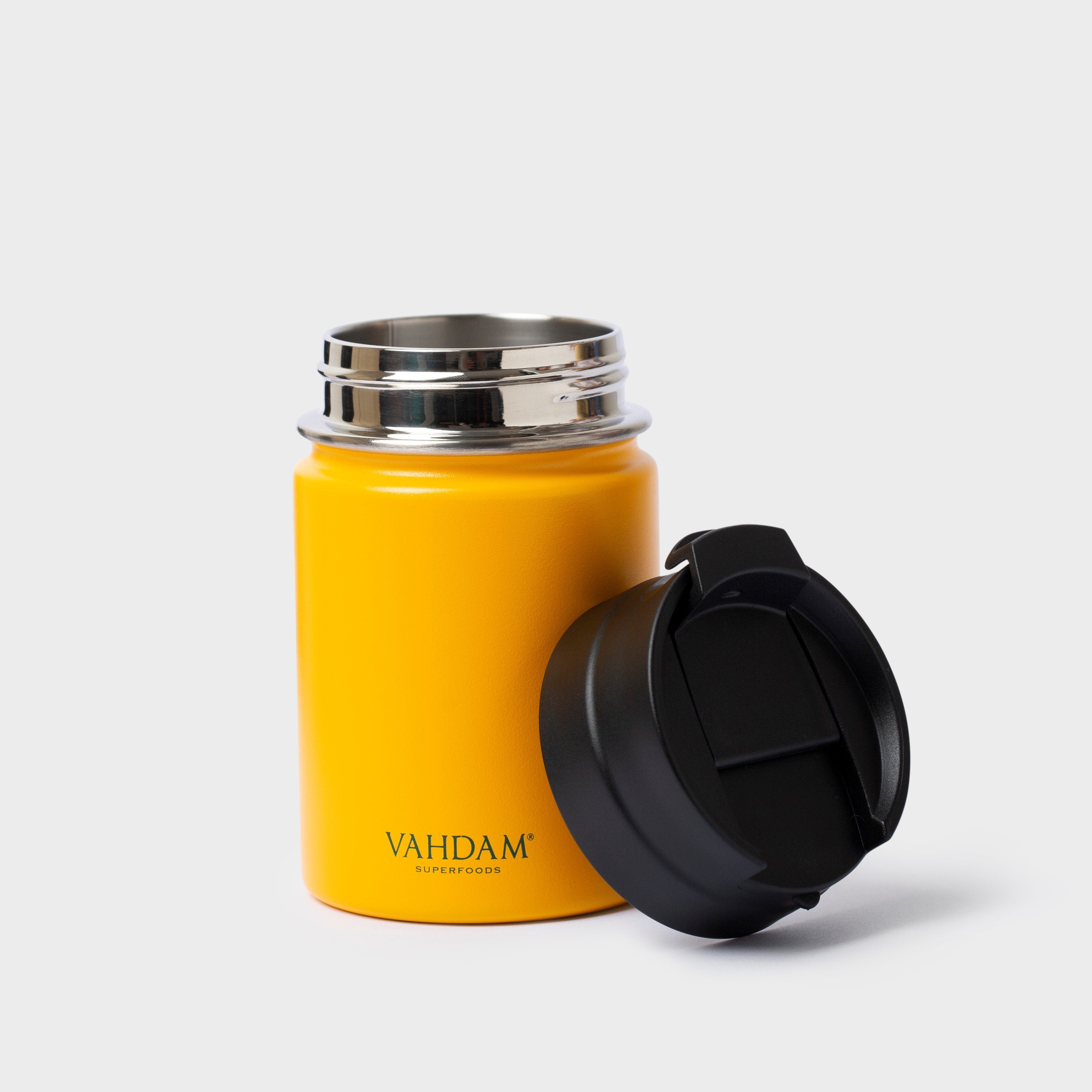 Vitality Flip Bottle Insulated (Yellow), Image - 4