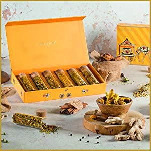 Turmeric Tea Tales Tea Gift, Set of 6