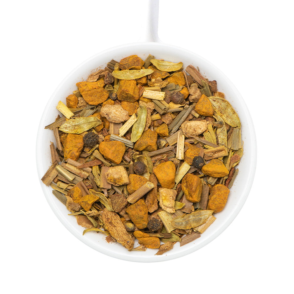 Turmeric Spiced Herbal Tea Tisane, 7.06oz/200g , Image - 2