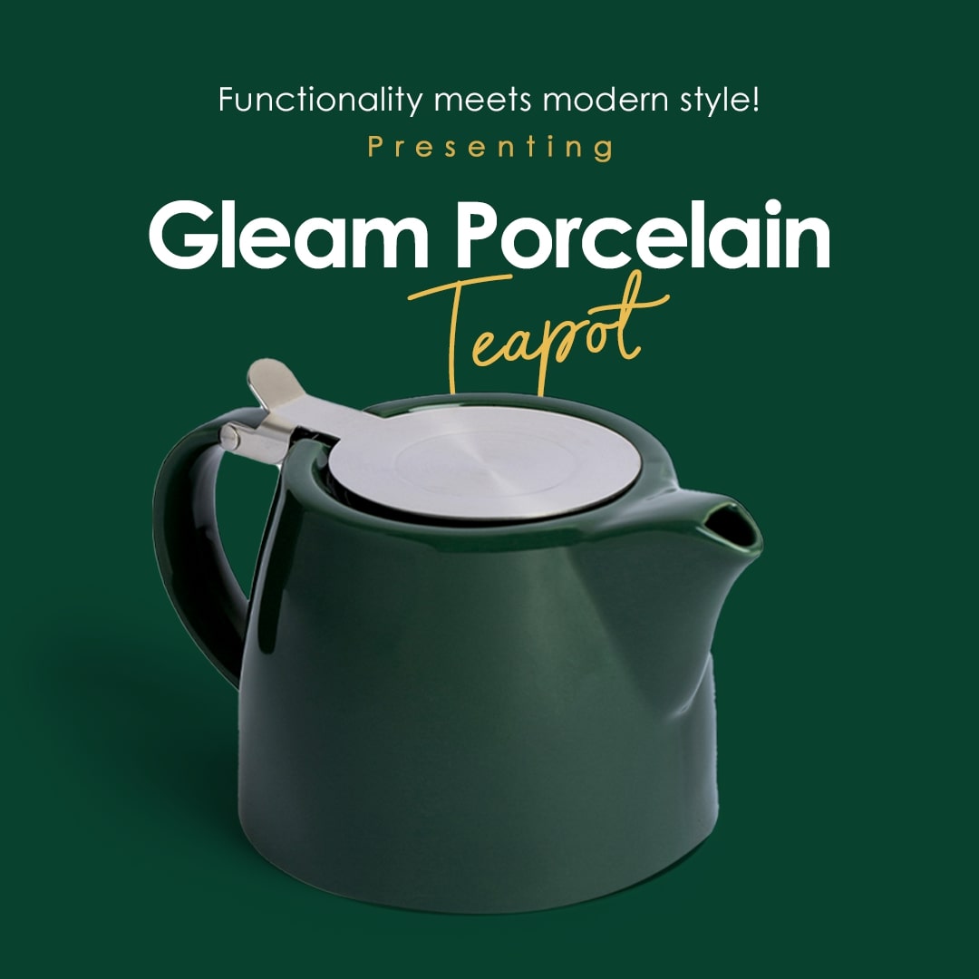 Gleam - Porcelain Teapot with Infuser, Image - 2